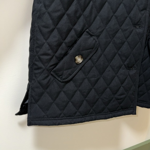 Blair black jacket. Diamond quilting. Buttons. 2 side pockets. Lightweight - Picture 5 of 6